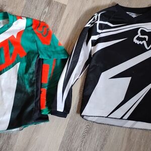 Kids Graphic Long Sleeve Shirts - Black and Green